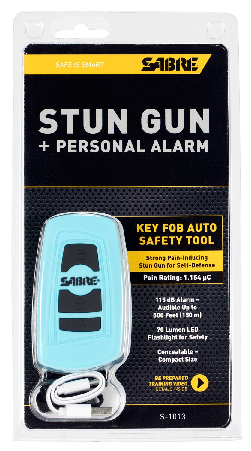 SAB KEYFOB STUN GUN TEAL - Taurus Savings